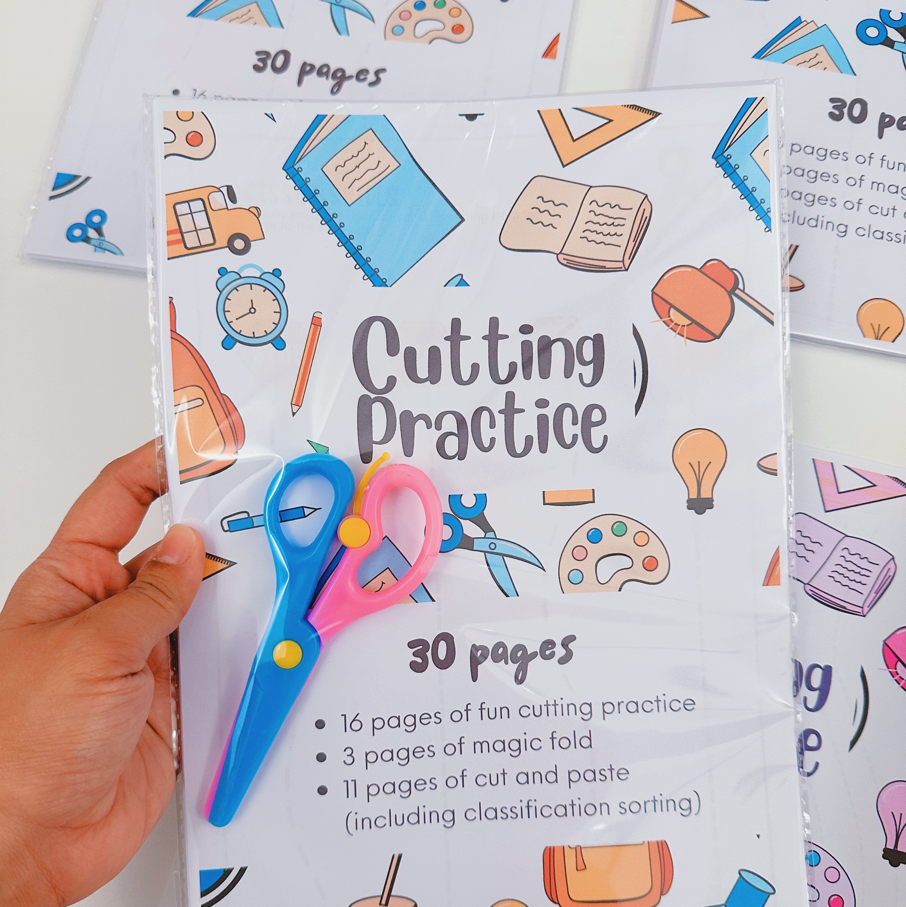 Printed Activity Worksheets - Cutting Practice