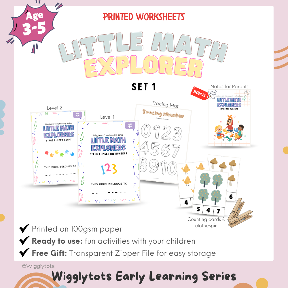 Little Math Explorer Bundle 1 | Preschool Math Workbook for Ages 3β5