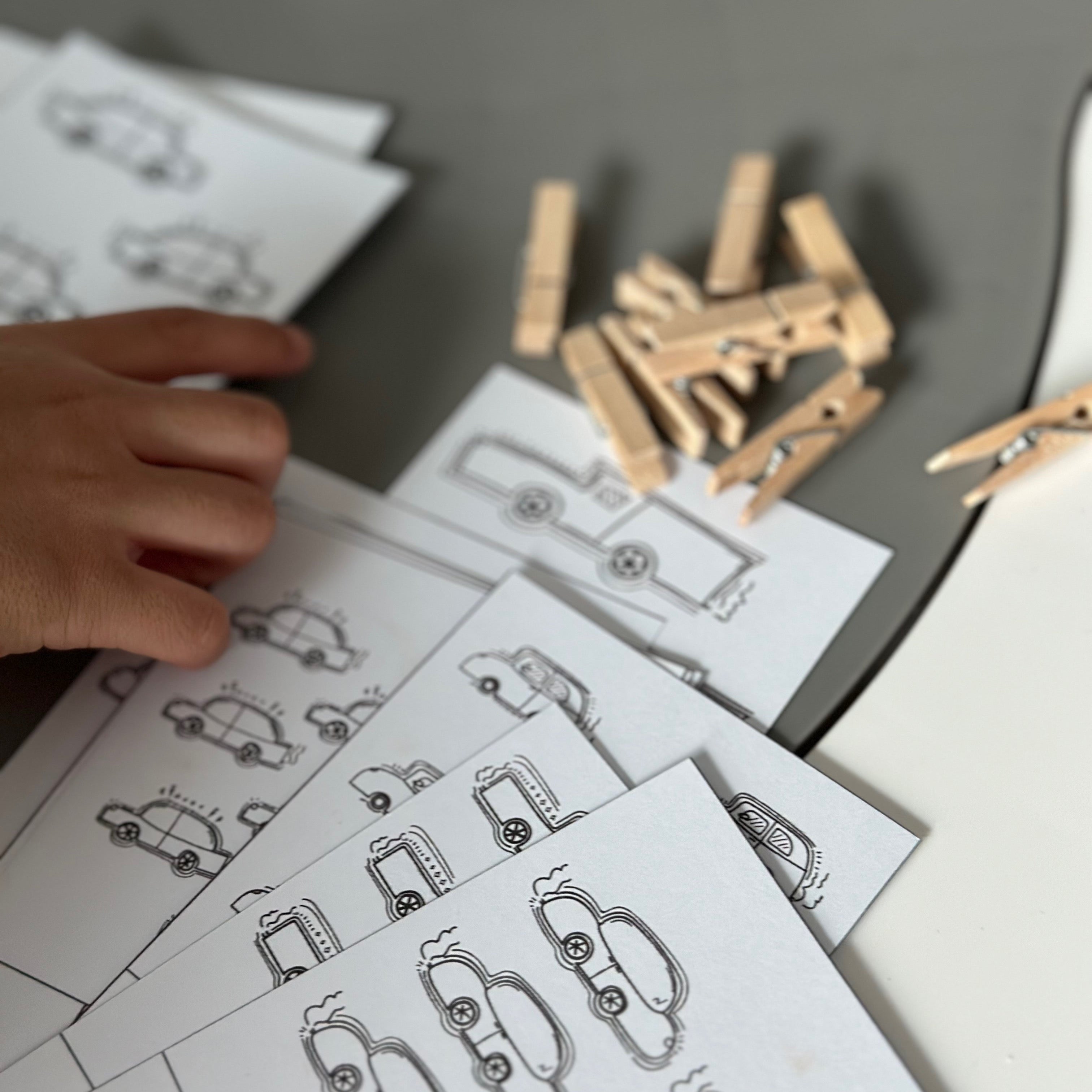 Clothespin Counting Series