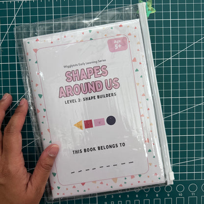 Shapes Workbook for Kids – Writing, Polygons, Counting & DIY Toothpick Activities