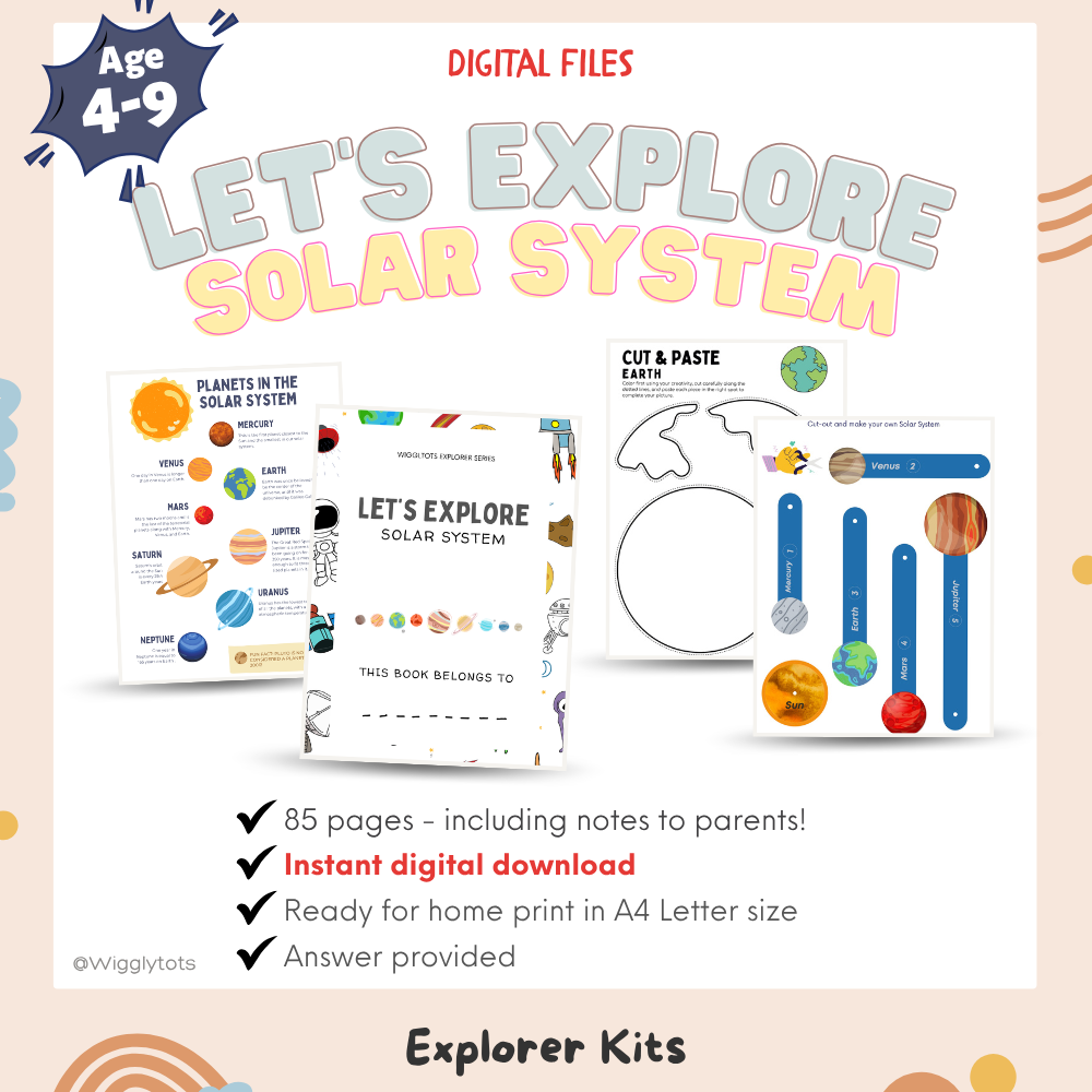 [PDF Version] Space Explorer | Solar System Activities for Kids Ages 3–9