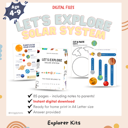 [PDF Version] Space Explorer | Solar System Activities for Kids Ages 3–9