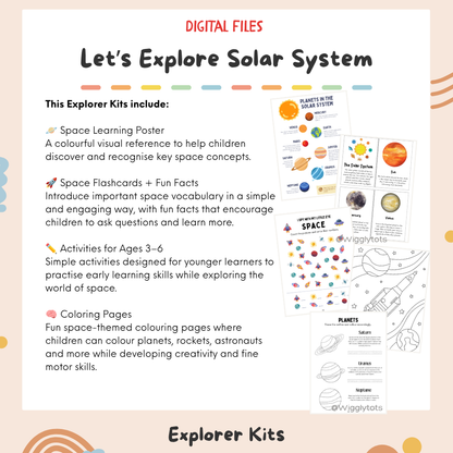 [PDF Version] Space Explorer | Solar System Activities for Kids Ages 3–9