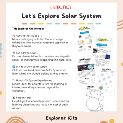 [PDF Version] Space Explorer | Solar System Activities for Kids Ages 3–9