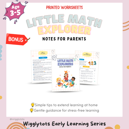 Little Math Explorer Bundle 1 | Preschool Math Workbook for Ages 3–5