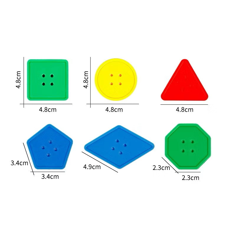 Threading Activity Set - Shape Buttons