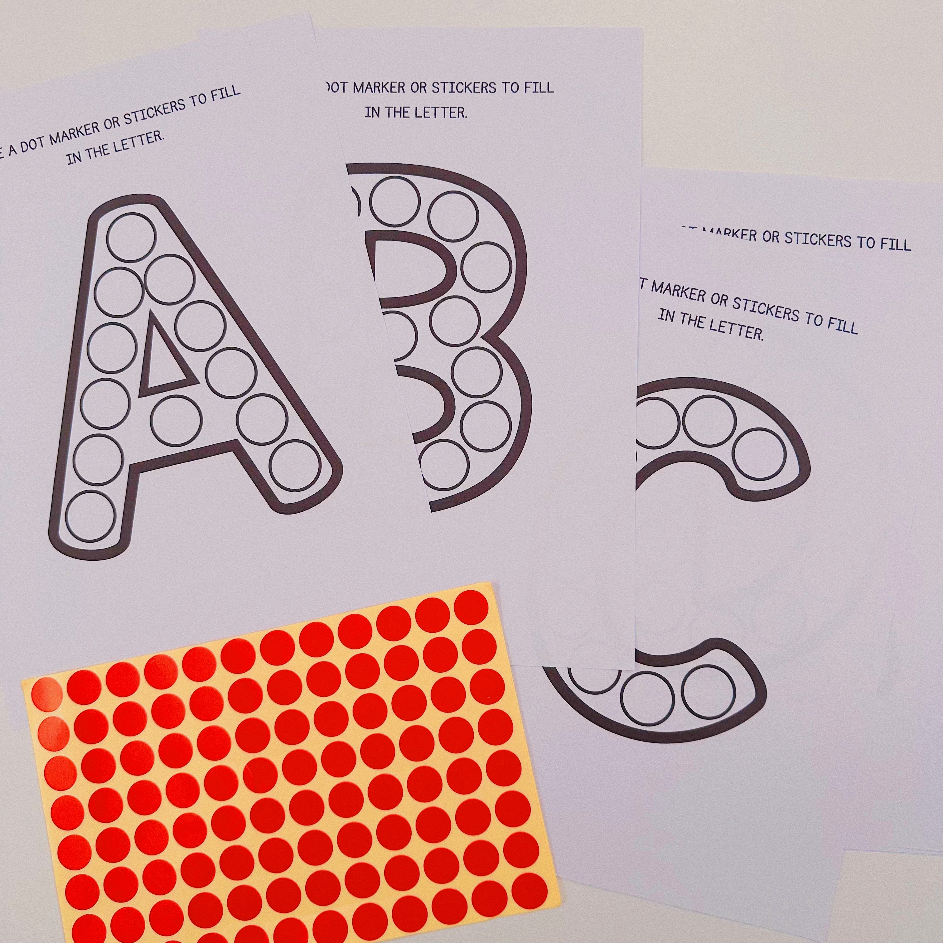 Do-a-Dot Activity Set - Alphabets