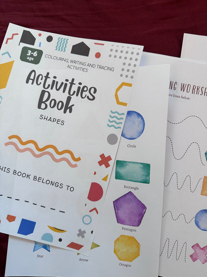 Printed Activity Worksheets - Shapes