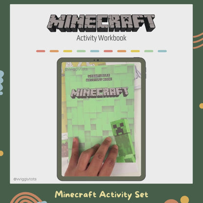 Printed Activity Worksheets: Ultimate Activity Set Minecraft-themed for 6-9