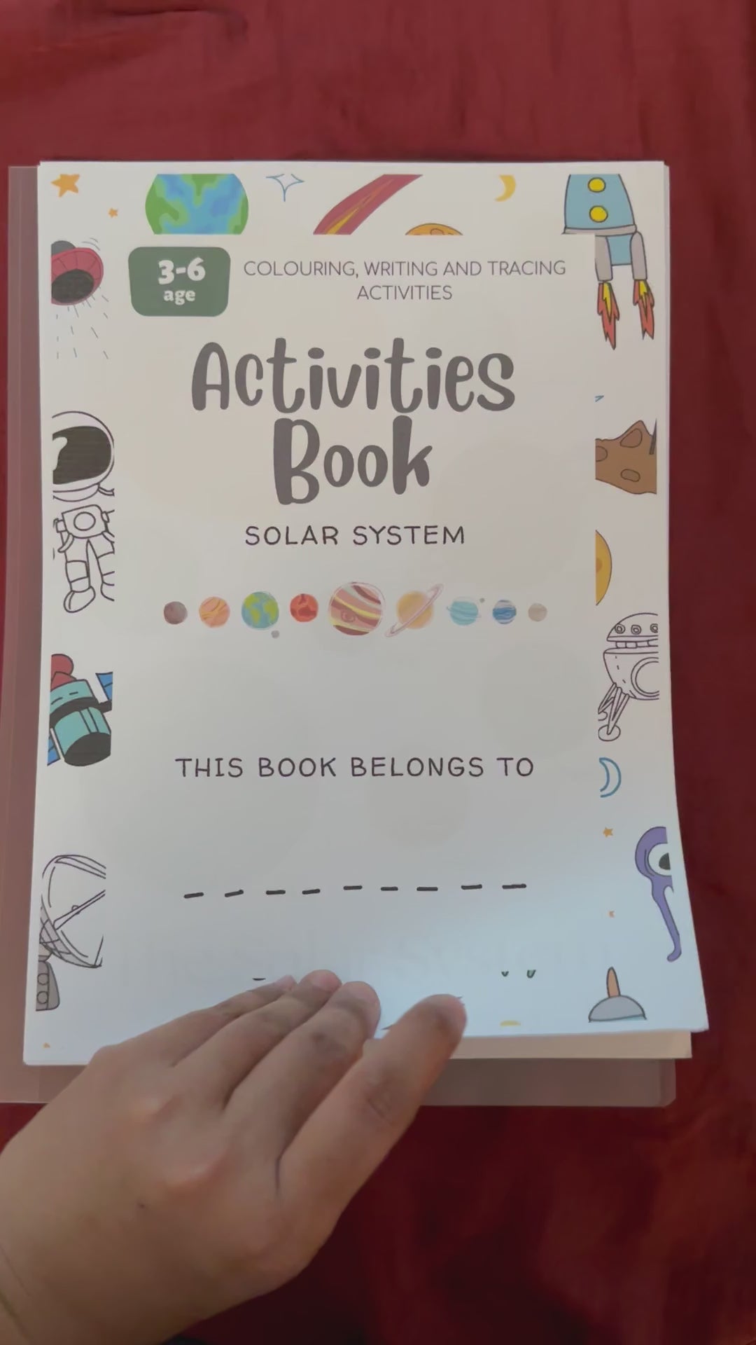 Printed Activity Worksheets - Solar System