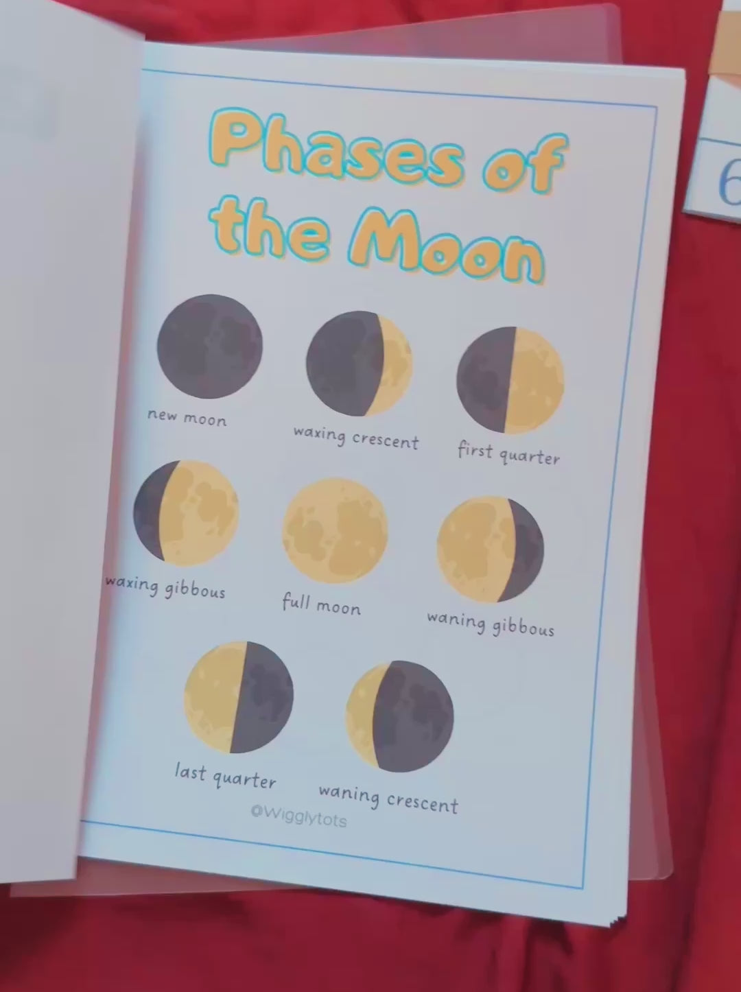 Printed Activity Worksheets - Moon